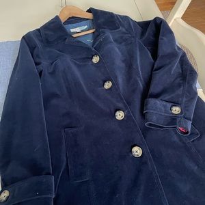 Boden velvet coat fun print lining